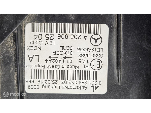 Koplamp origineel Mercedes C-klasse W205 ('14->) A2059062504 - Afbeelding 5