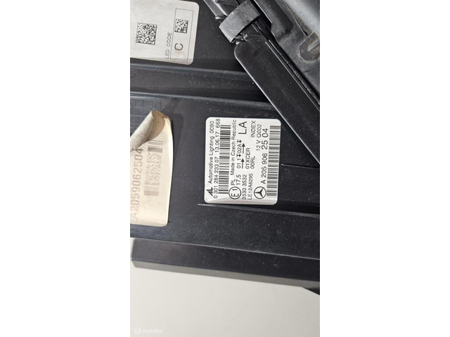 Koplamp origineel Mercedes C-klasse W205 ('14->) A2059062504 - Afbeelding 5