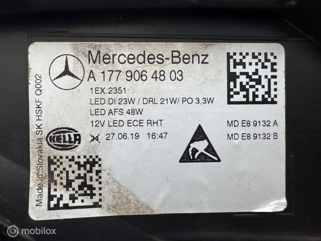 Koplamp origineel led A-klasse PER 18-'22) A177 906 48 03 - Afbeelding 5