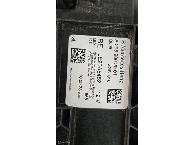 Koplamp origineel led EQE N295('20-'23) A2959062001 - Afbeelding 5